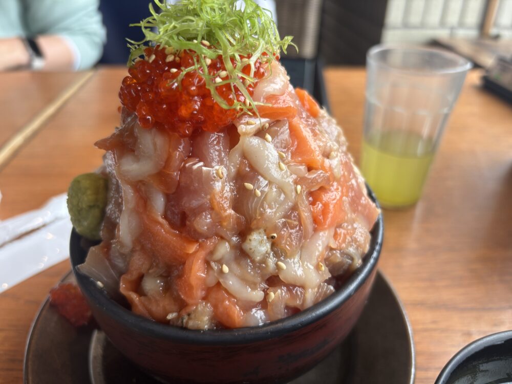 ランチの海鮮丼